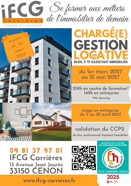Formation cgl ifcg carrieres mars2027